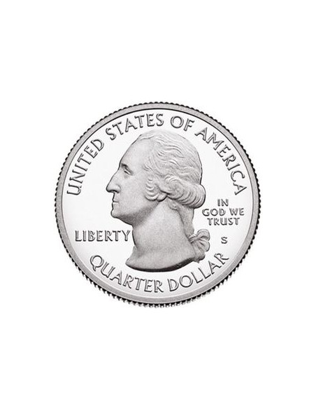 Rewers monety 25 centów / ćwiartka 2018 Park Narodowy Voyageurs