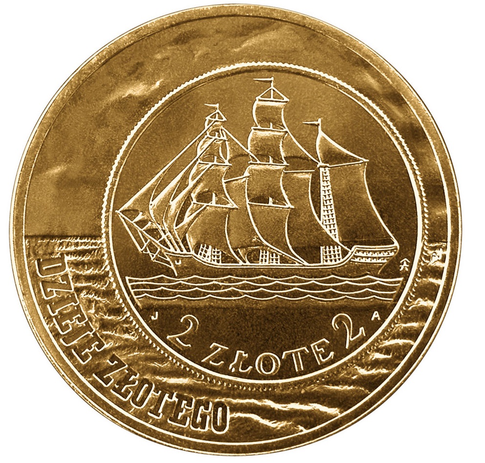 2 zł 2004 - Dzieje złotego: 1 złoty z 1924 r.