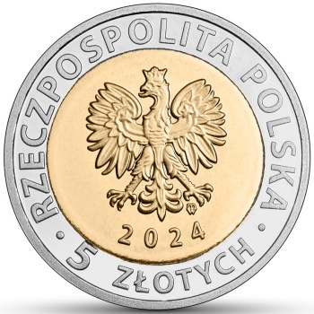 Moneta okolicznościowa 5 złotych Odkryj Polskę Zamek w Łańcucie awers