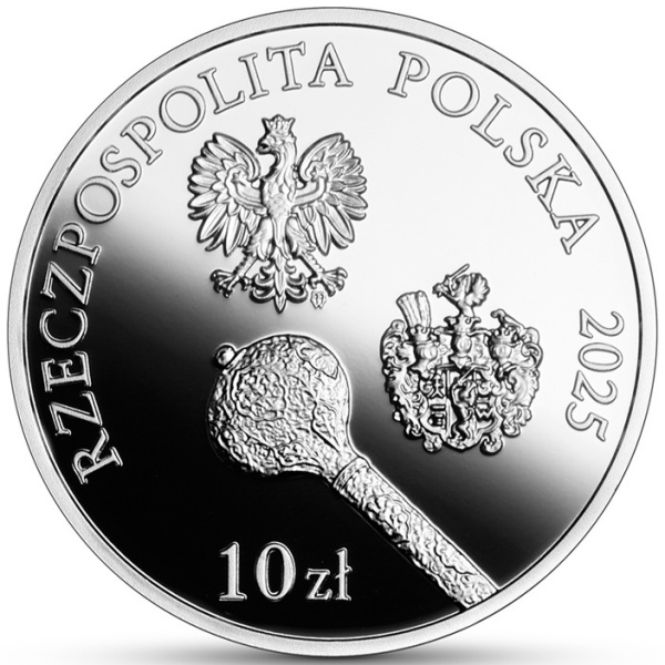 Hetmani Rzeczypospolitej Jan Karol Chodkiewicz moneta srebrna rewers